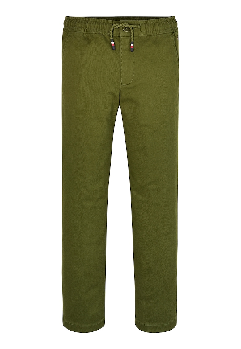 Tommy Hilfiger Pantaloni chino din amestec de lyocell cu talie elastica