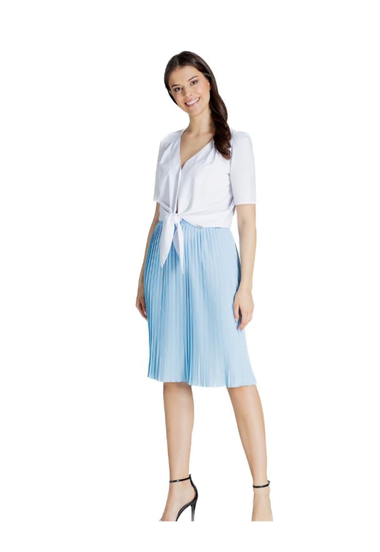 Fusta midi dama - Yarpen - albastra deschis