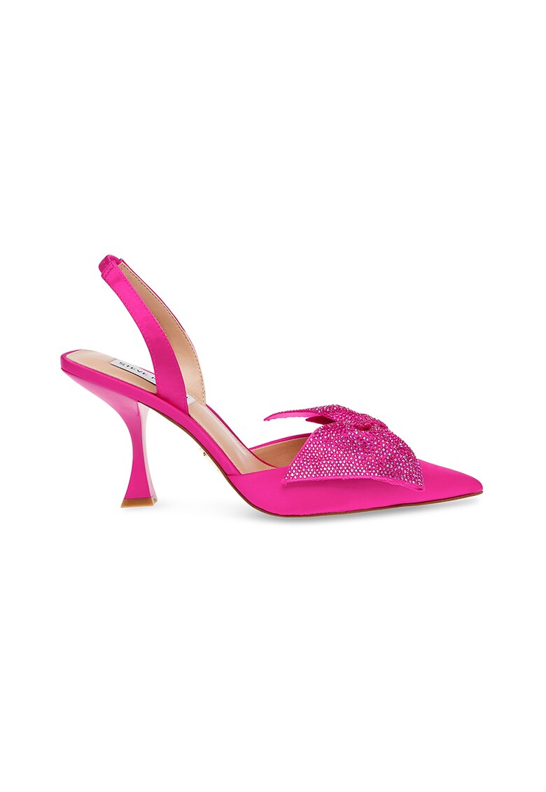 Pantofi slingback cu strasuri