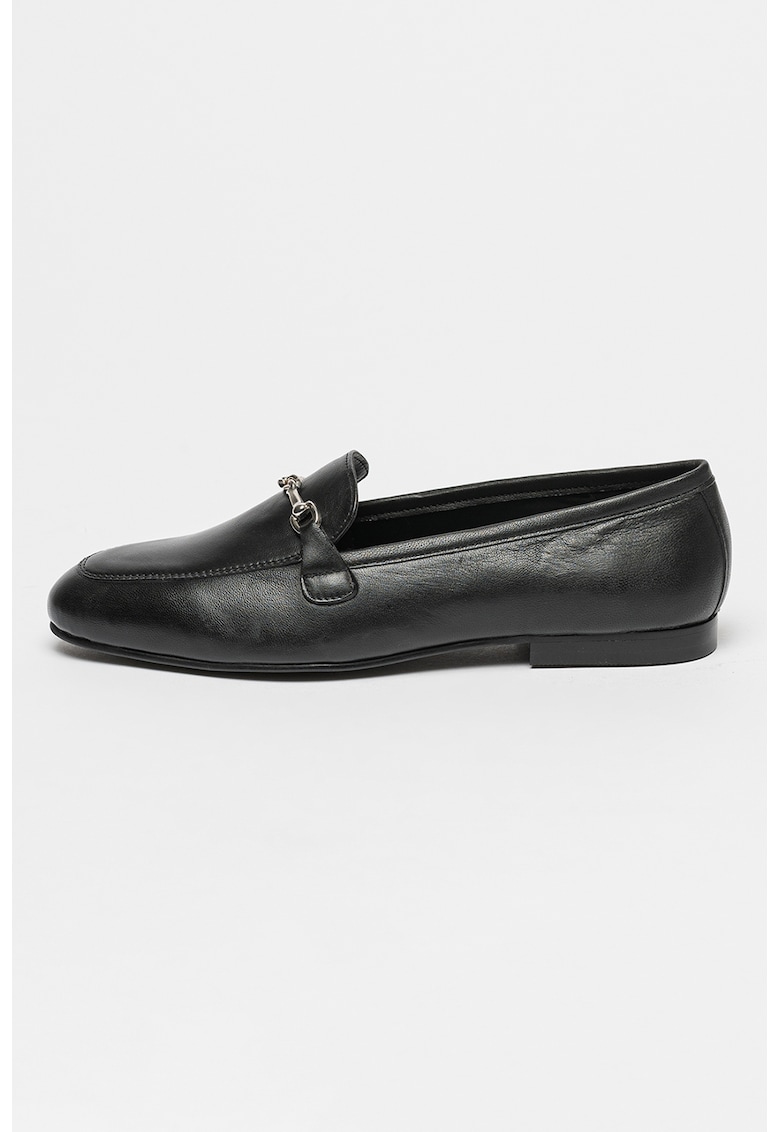 Pantofi loafer din piele Catareena - Negru