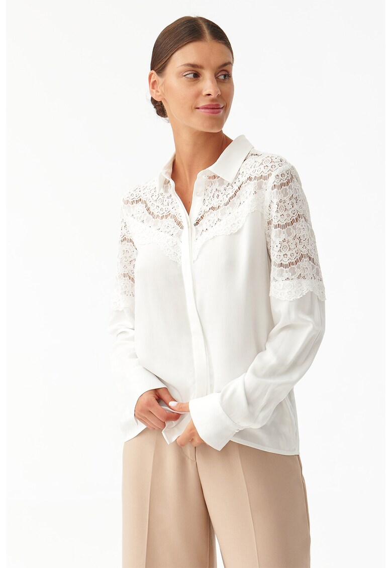 Tatuum Риза Qiqa с дантела за Жени Tatuum Риза Qiqa с дантела за Жени
