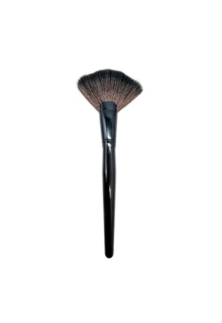 Pensula evantai pentru iluminator -  Fan Brush - Negru