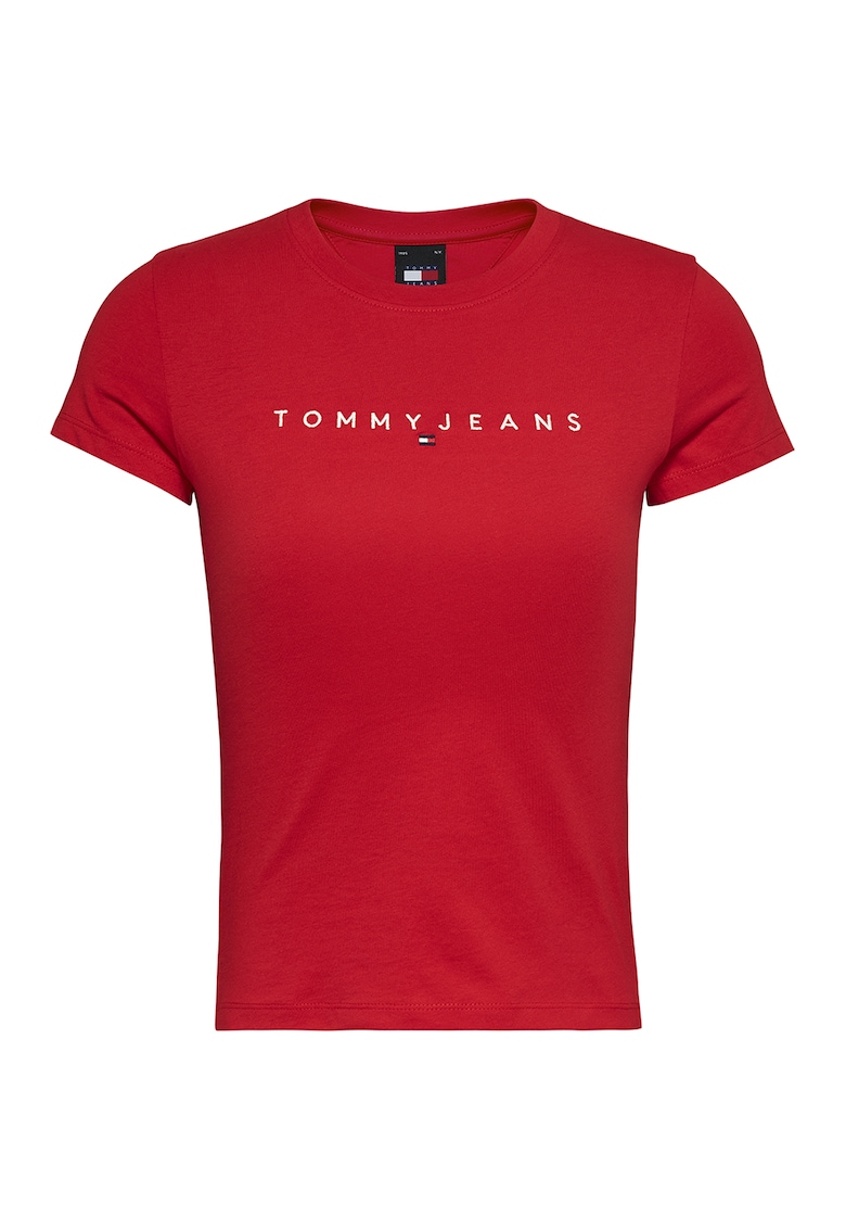 Tricou slim fit de bumbac organic