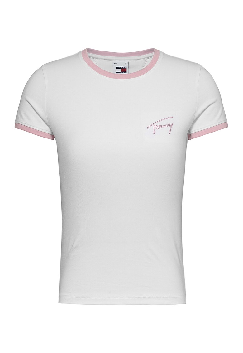 Tricou slim fit cu logo