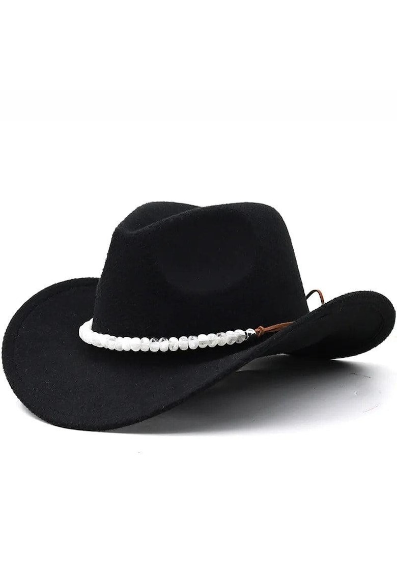 Palarie dama - neagra - stil cowboy - Martha - Palarie dama - neagra - stil cowboy - Martha -
