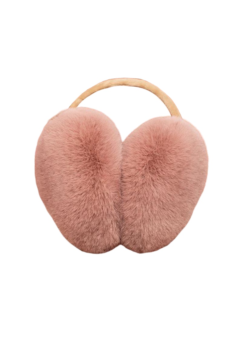 Acoperitori pentru urechi - protectie impotriva frigului - model casti care se poarta pe spatele capului - tematica fluffy and warm - unisex - marime universala - EFAYN