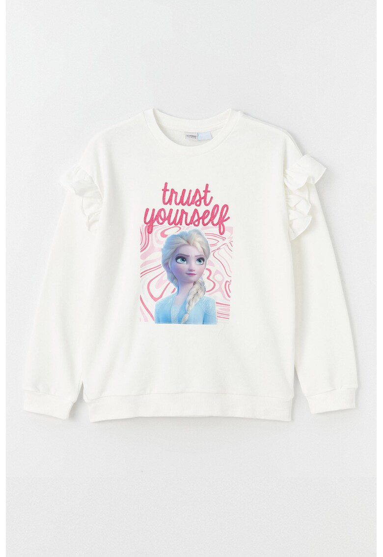 Bluza de trening cu imprimeu tematic frozen