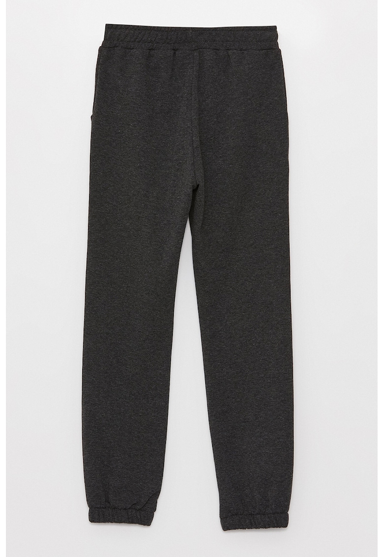 Pantaloni de trening cu imprimeu text
