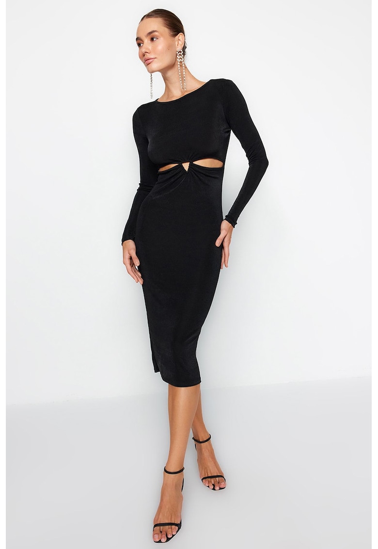 Rochie bodycon cu decupaje frontale