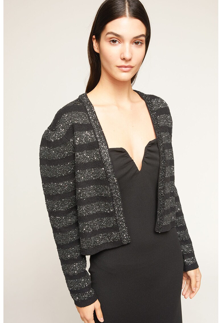 Cardigan cu aspect stralucitor