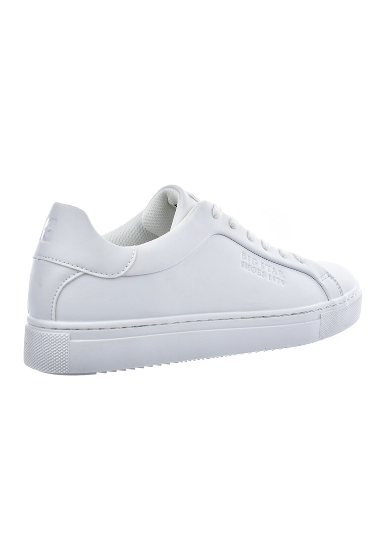 Pantofi sport de piele ecologica cu logo