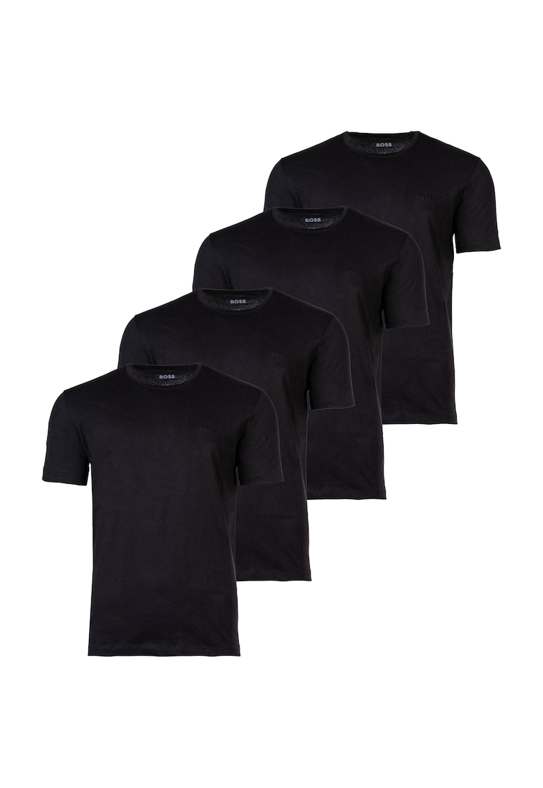 Set de tricouri cu decolteu rotund - 4 piese