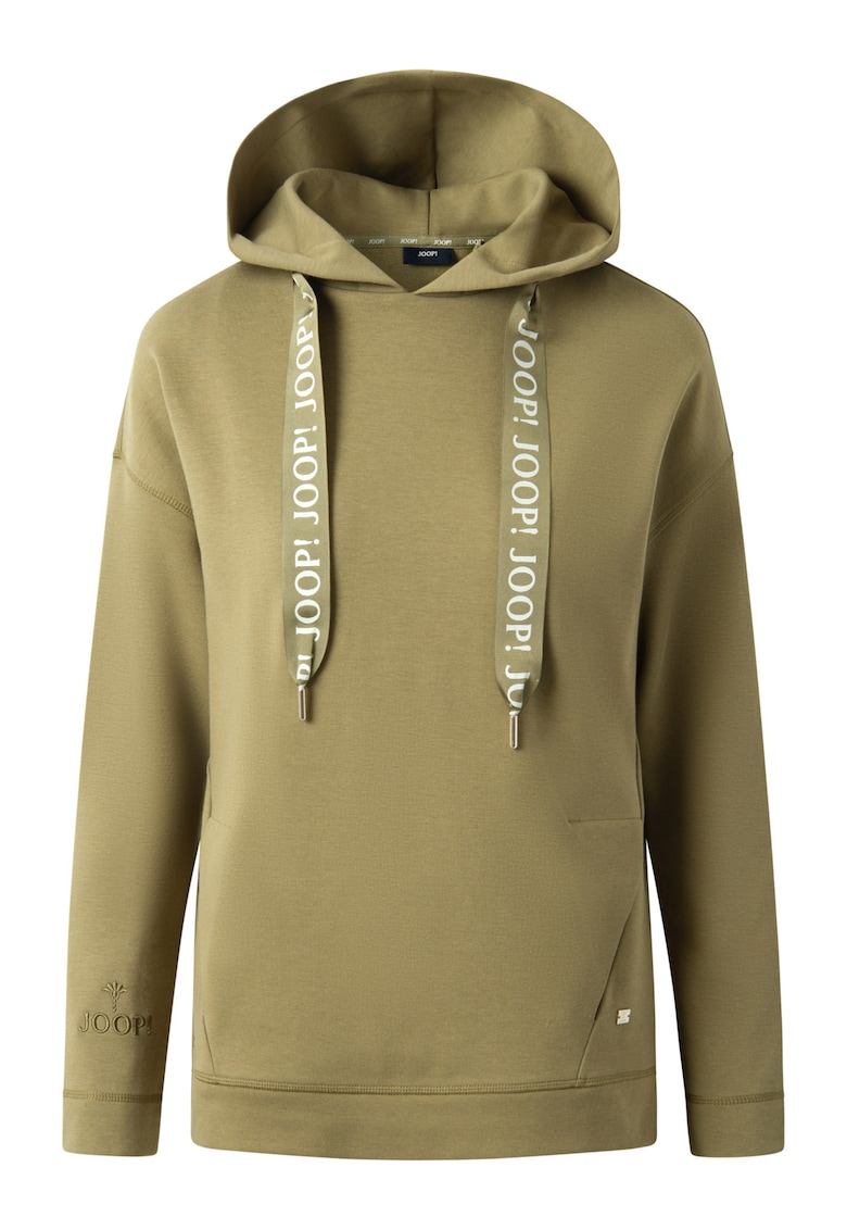 Hanorac cu maneci cazute si logo discret