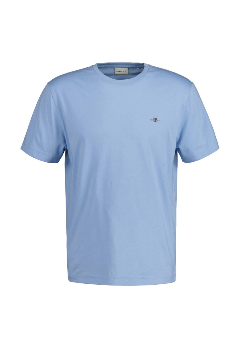 Tricou din bumbac Shield - Albastru deschis