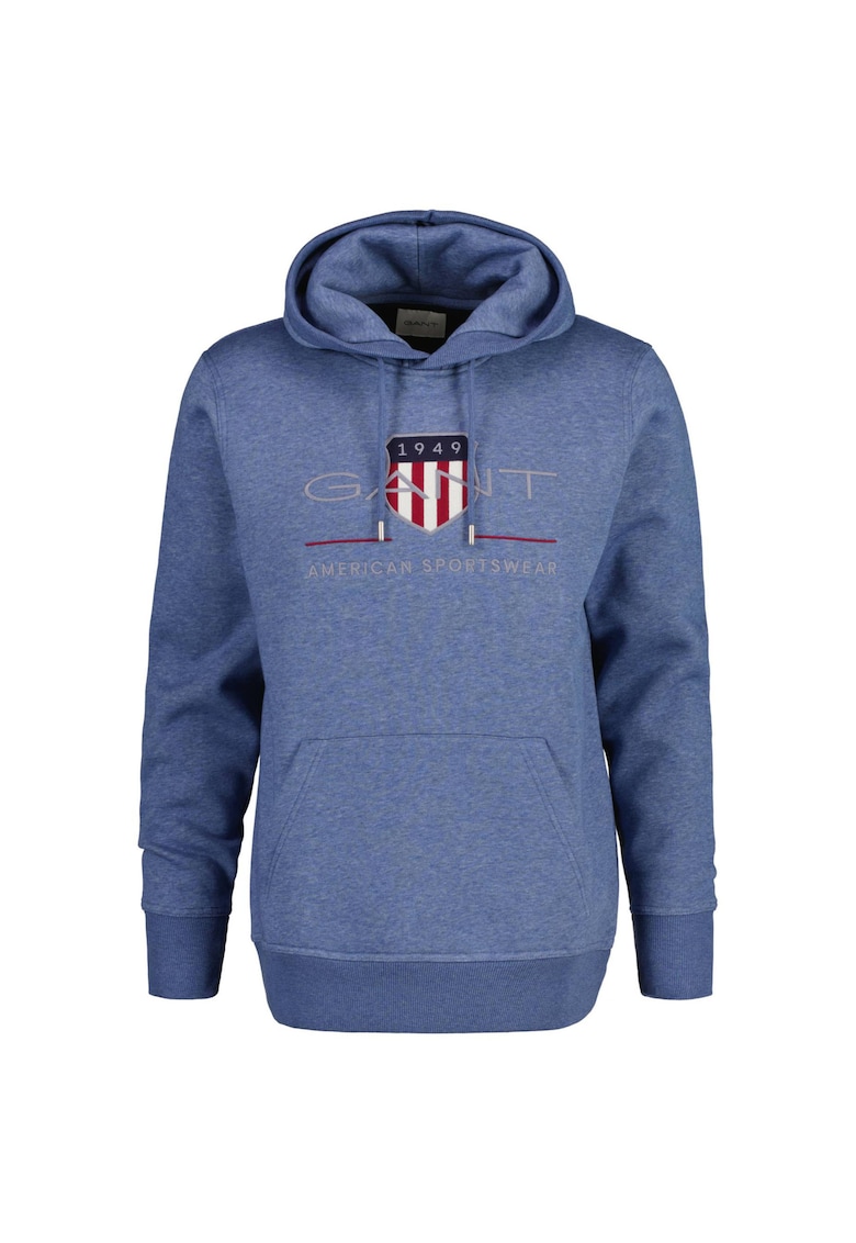 Gant Hanorac cu buzunar kangaroo Archive Shield - Albastru ultramarin
