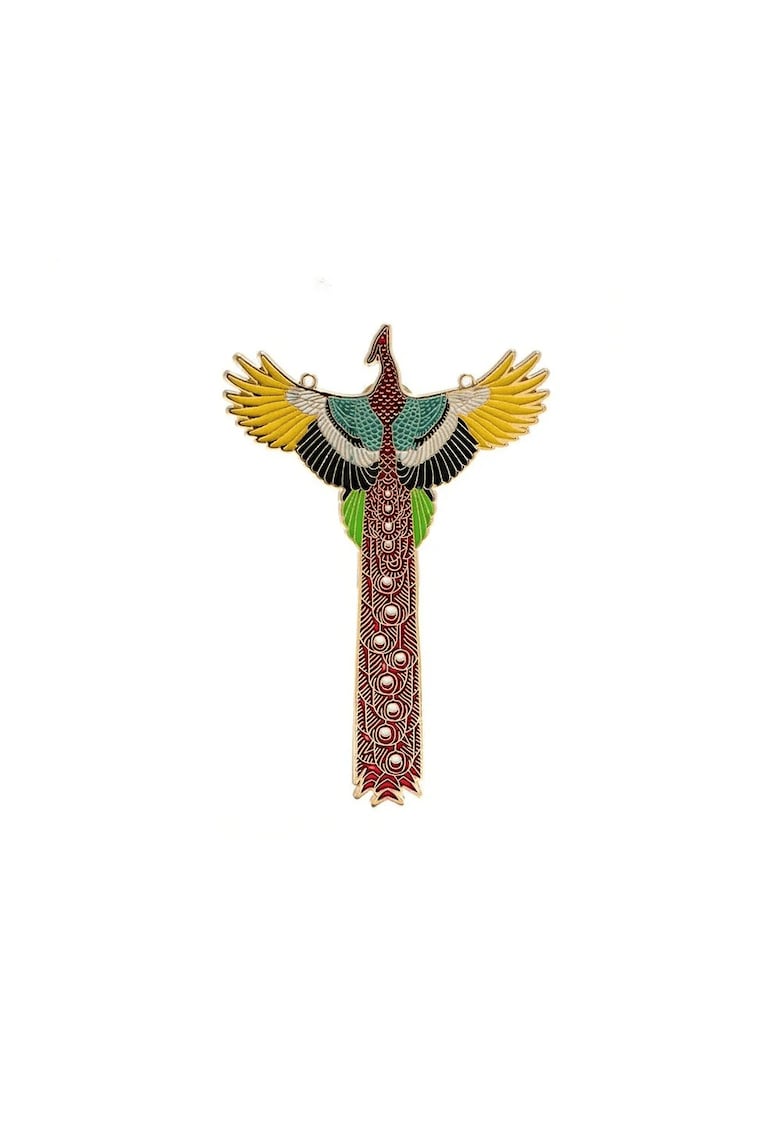 Brosa aurie - forma de pasarea Phoenix - Marvin C1 Brosa aurie - forma de pasarea Phoenix - Marvin C1