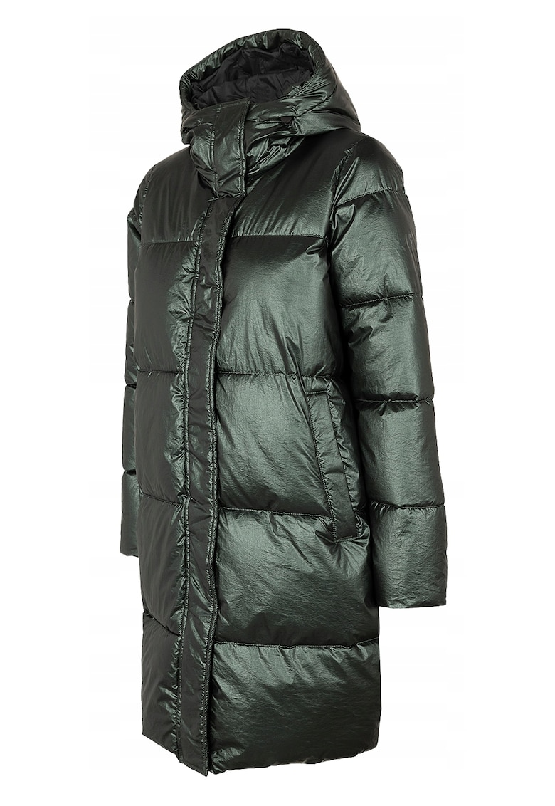 Palton matlasat pentru femei KUDP011 40S - Verde - Verde
