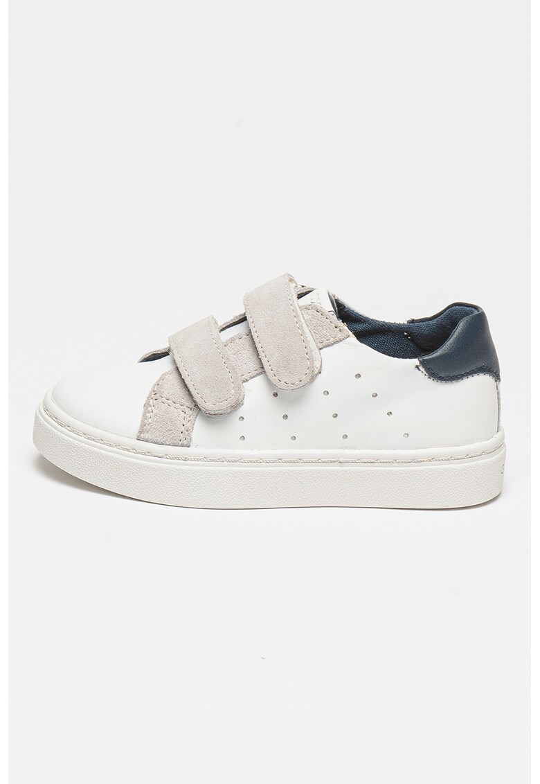 Pantofi sport cu barete din piele intoarsa