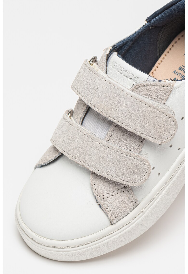 Pantofi sport cu barete din piele intoarsa