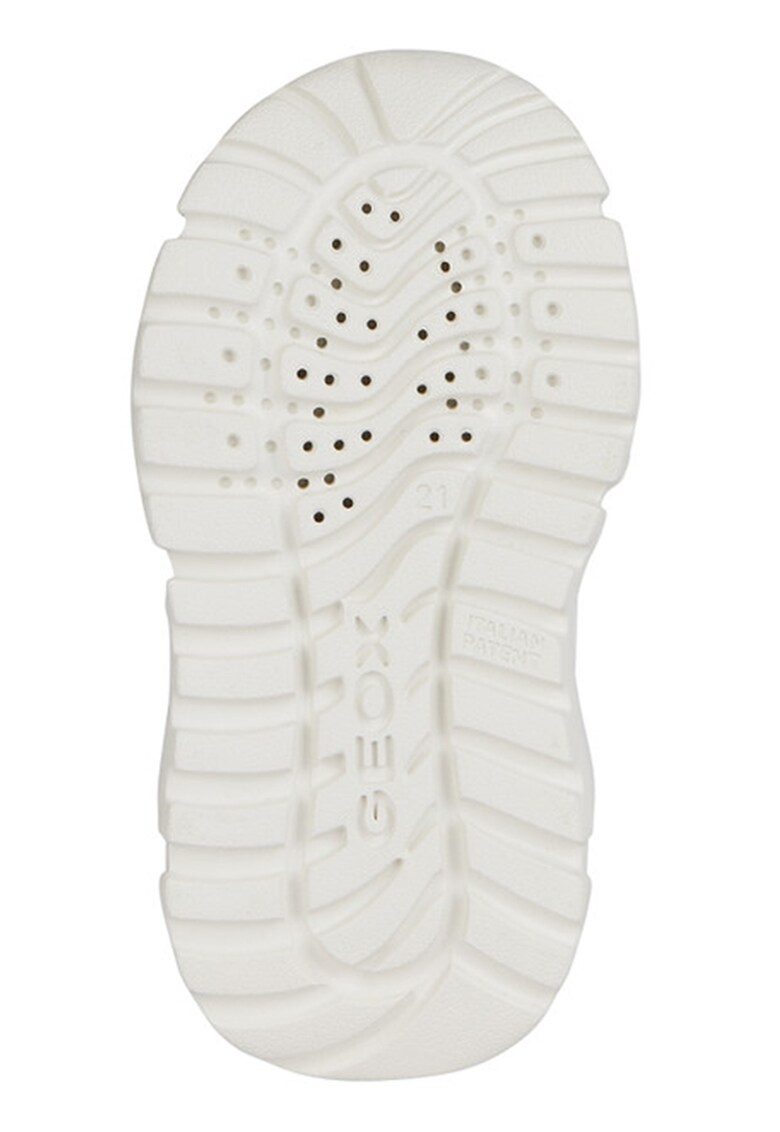Pantofi sport din piele ecologica cu inchidere velcro si insertii din material textil