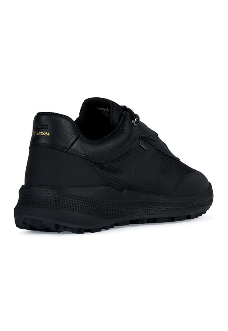 Pantofi sport cu garnituri din piele si material textil