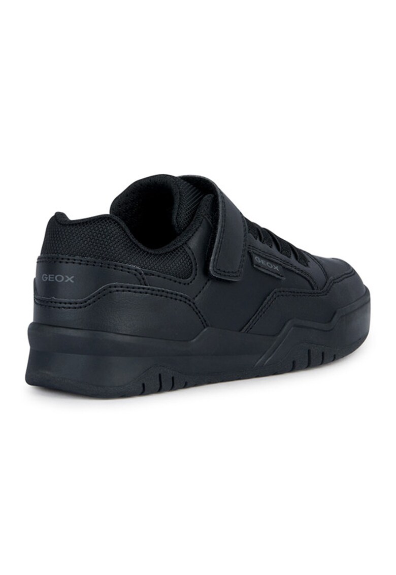Pantofi sport din piele ecologica cu segmente cu inchidere velcro