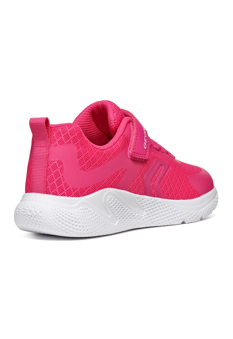 Pantofi sport din material textil si piele ecologica cu velcro
