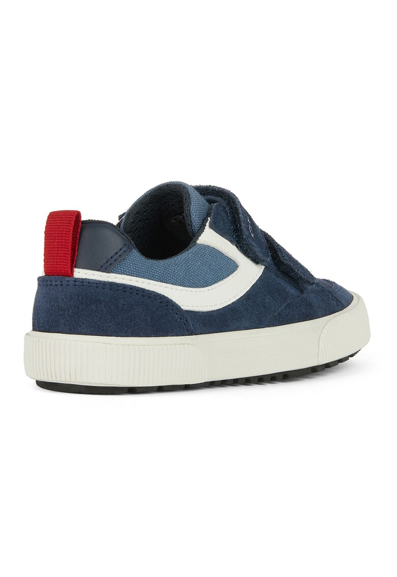 Pantofi sport din piele intoarsa cu inchidere velcro