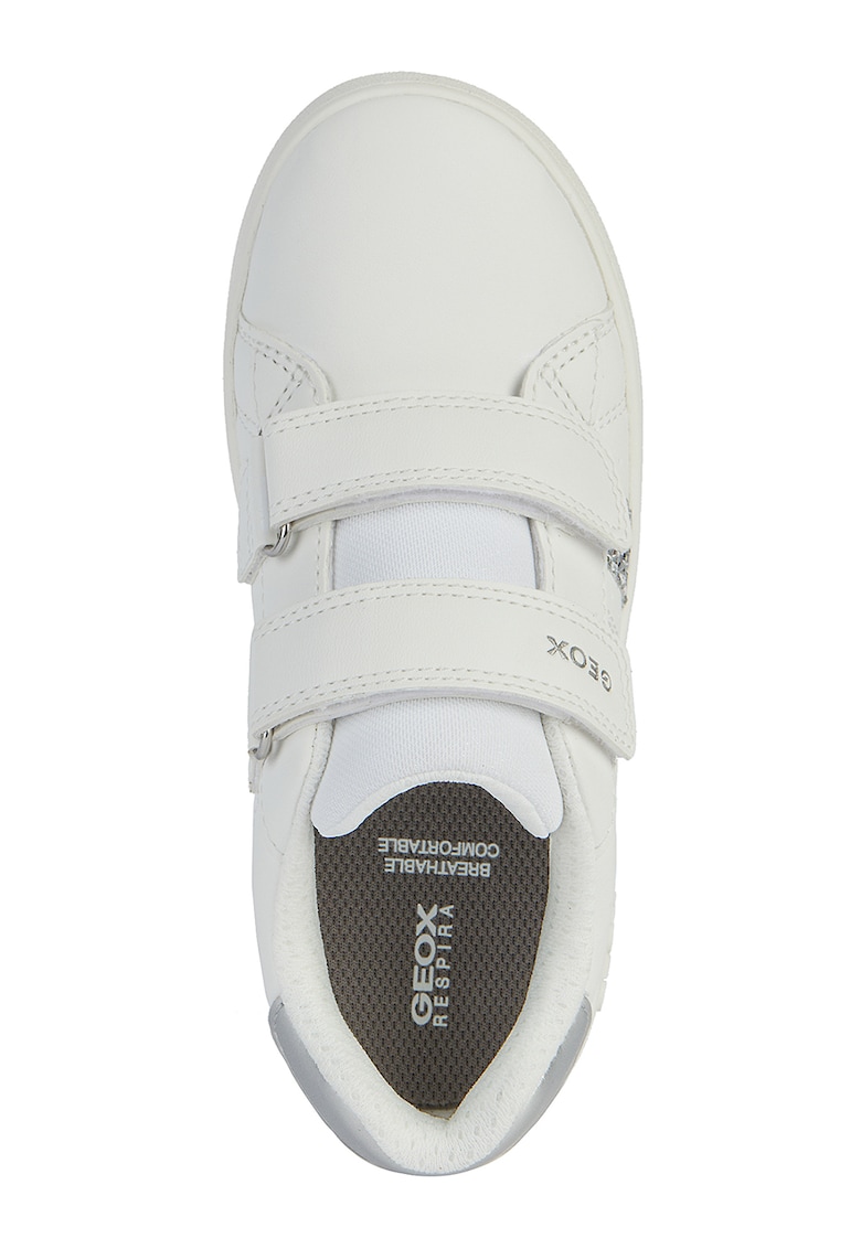 Pantofi sport cu inchidere velcro si detalii stralucitoare