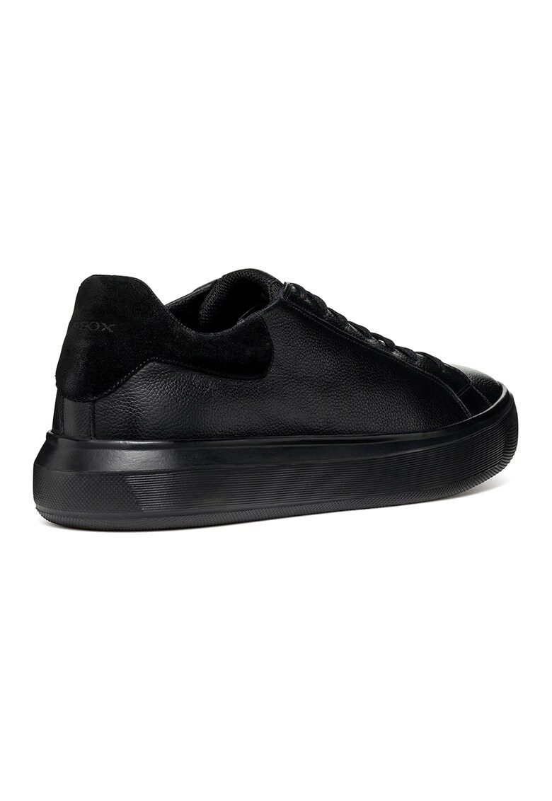 Pantofi sport din piele cu detalii din piele intoarsa