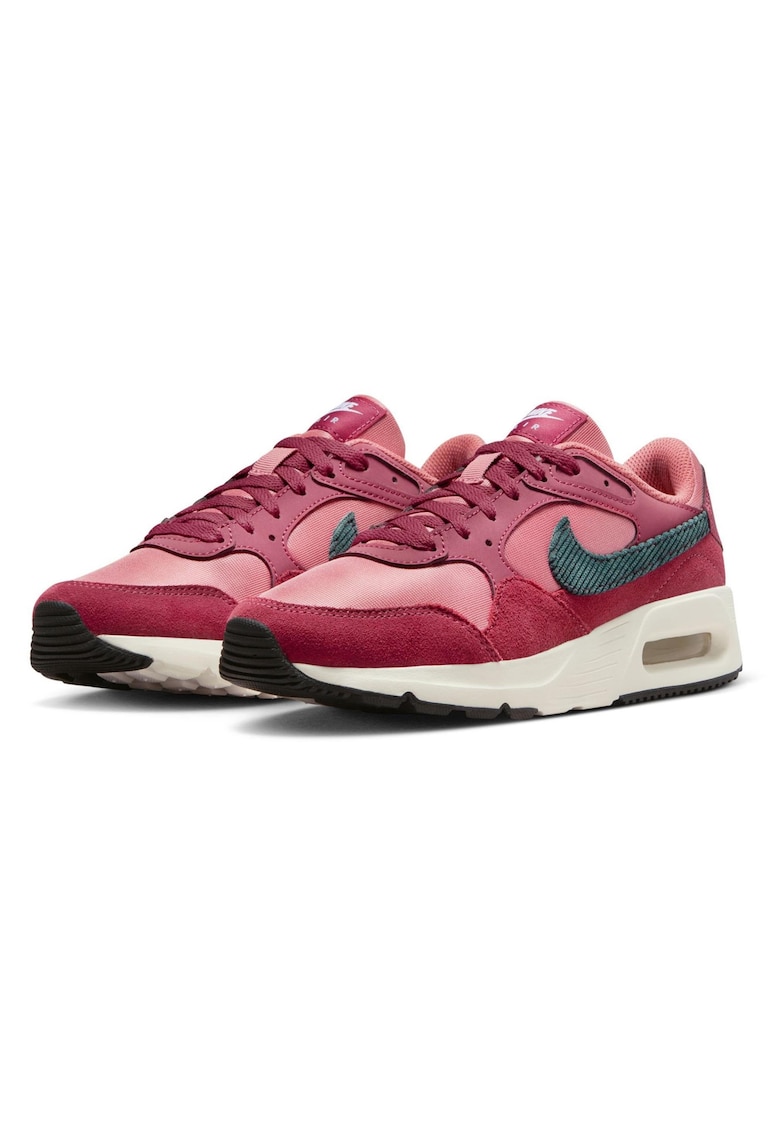 Pantofi sport cu detalii de piele intoarsa Air Max SC - Roz