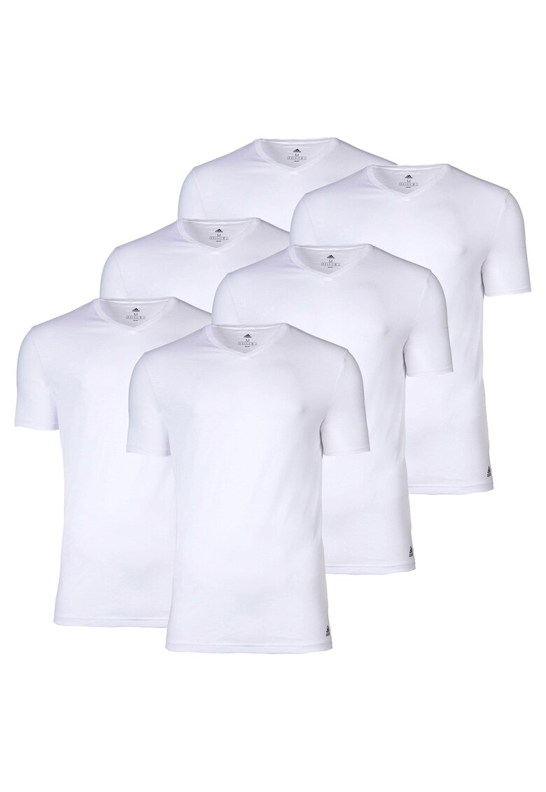 Set de tricouri Active Core cu decolteu in V - 6 piese