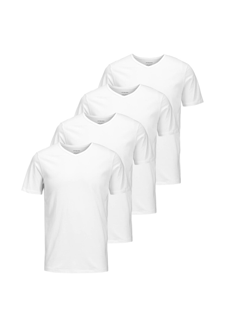 Тениска Basic с шпиц - 4 броя