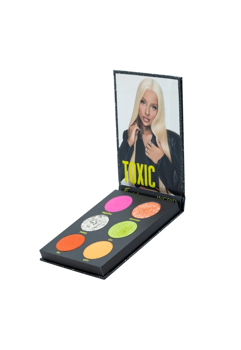 Paleta fard de pleoape - Toxic By Fagata - 6 g - Multicolor Paleta fard de pleoape - Toxic By Fagata - 6 g - Multicolor