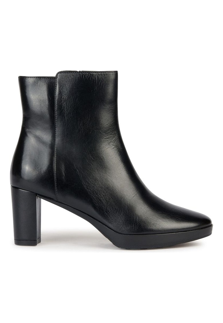 Botine dama - Piele-Negru