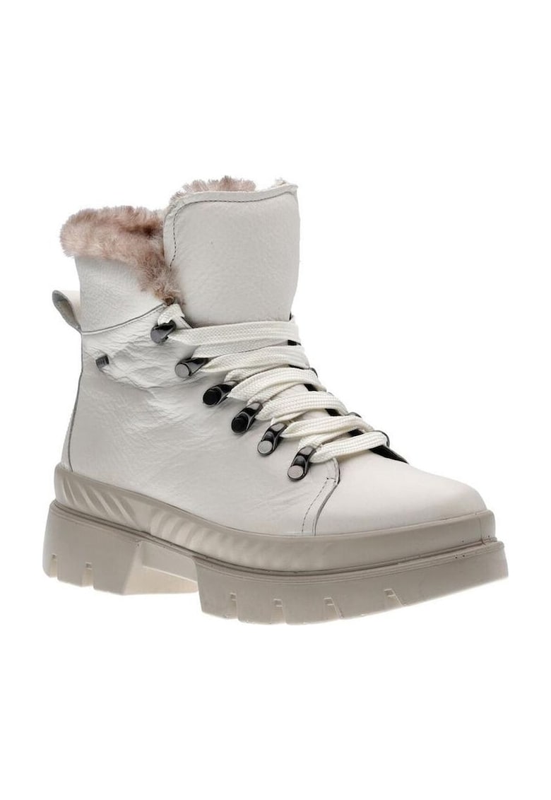 Ghete dama -  Piele Bej1