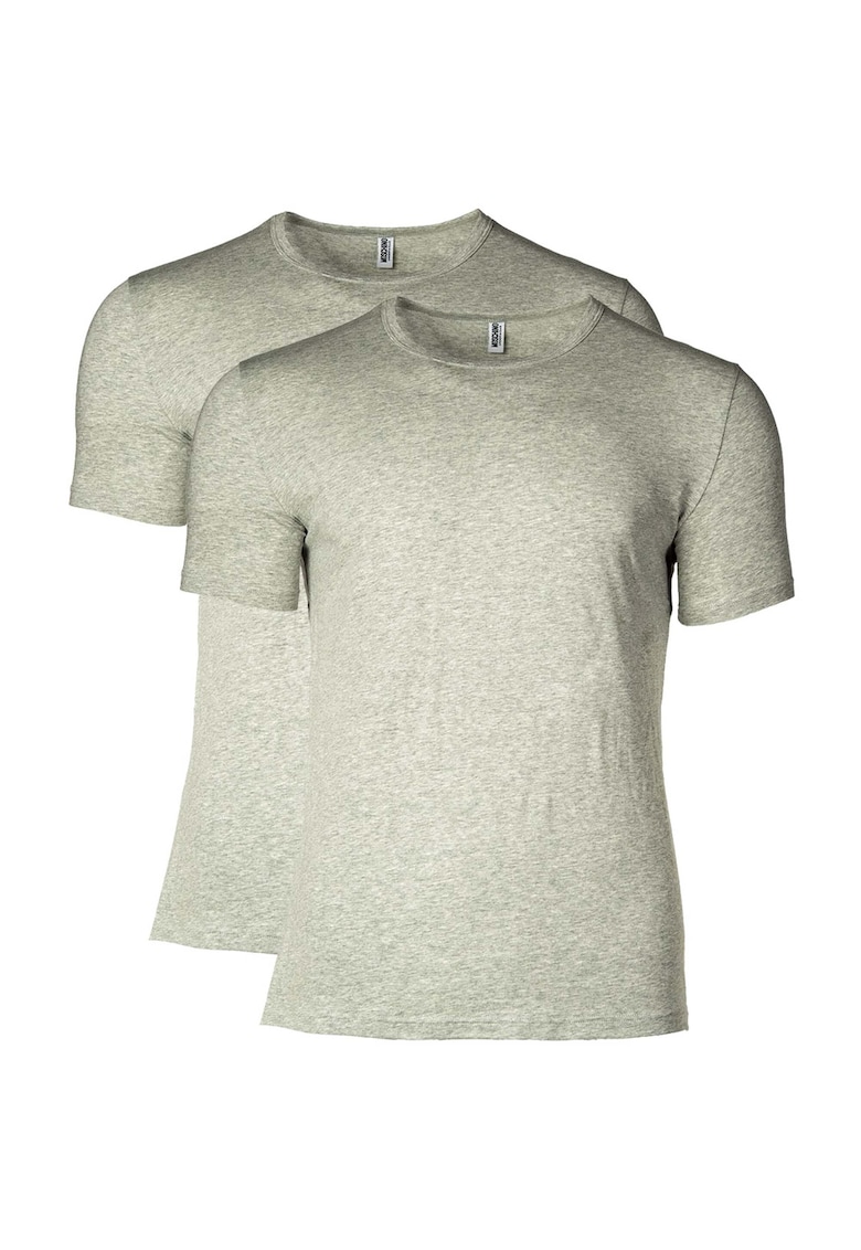 Set de tricouri de casa cu decolteu la baza gatului - 2 piese