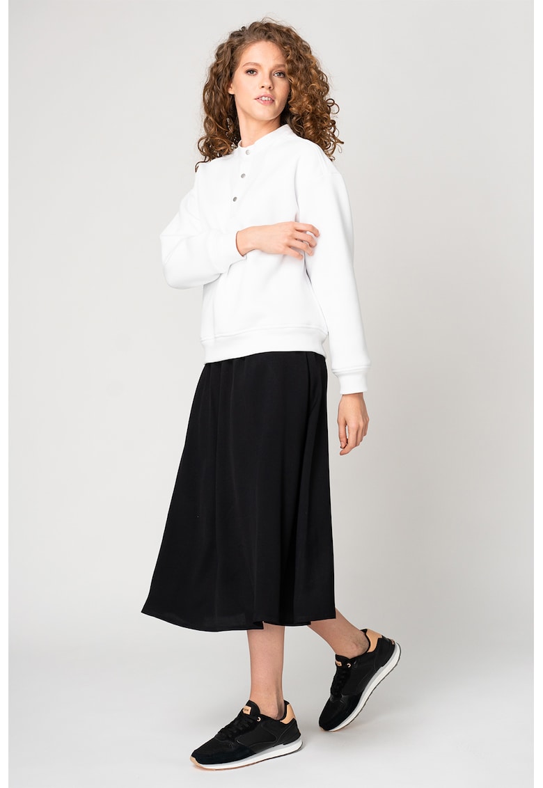 Bluza cu fenta scurta cu capse Louise
