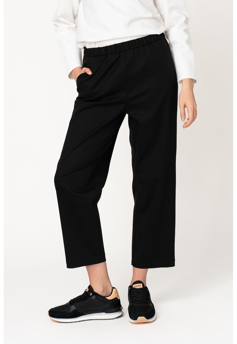 Pantaloni crop din amestec de lyocell Charlie