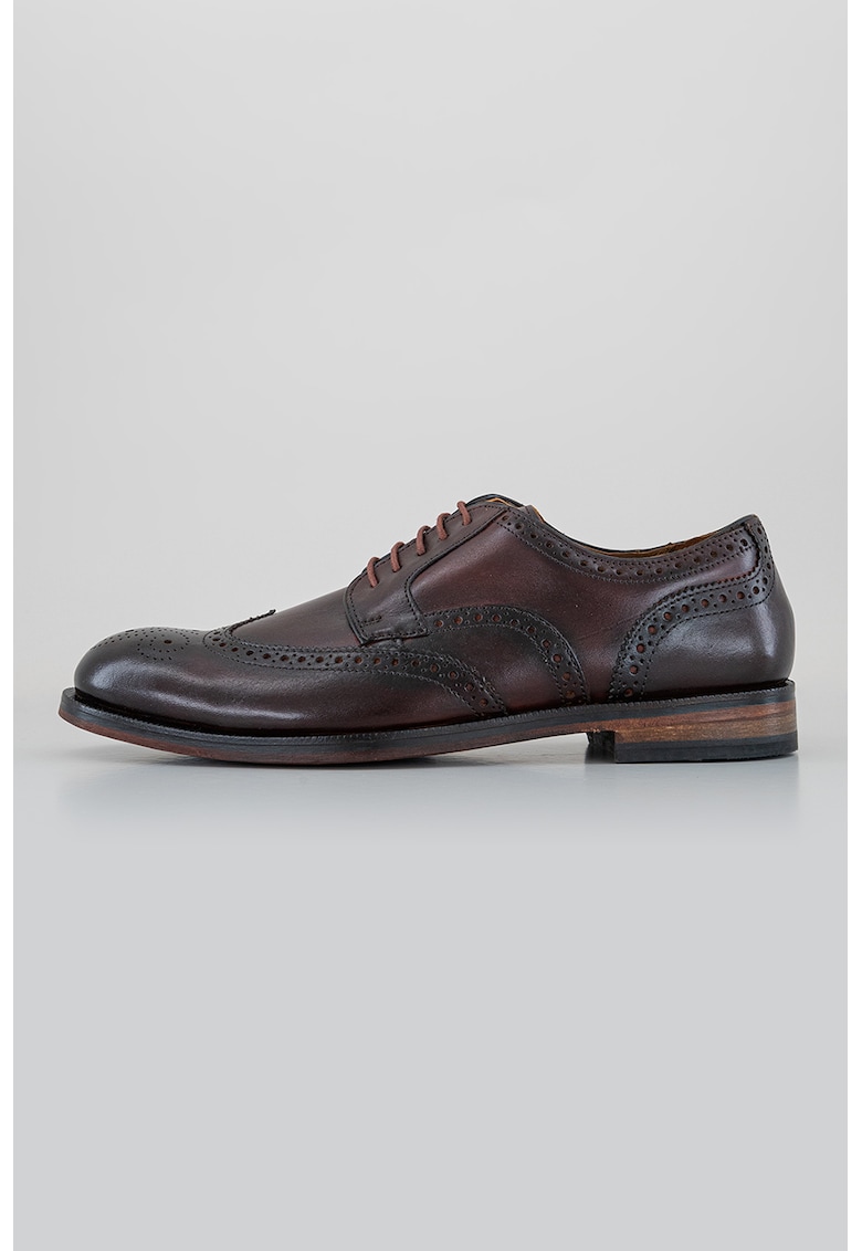 Pantofi derby brogue de piele Craftdean