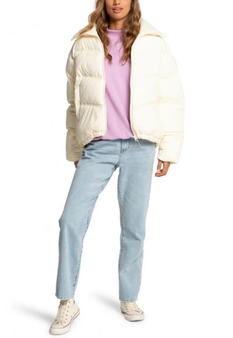 Jacheta pentru femei Winter Paradise - Nylon - Ecru -