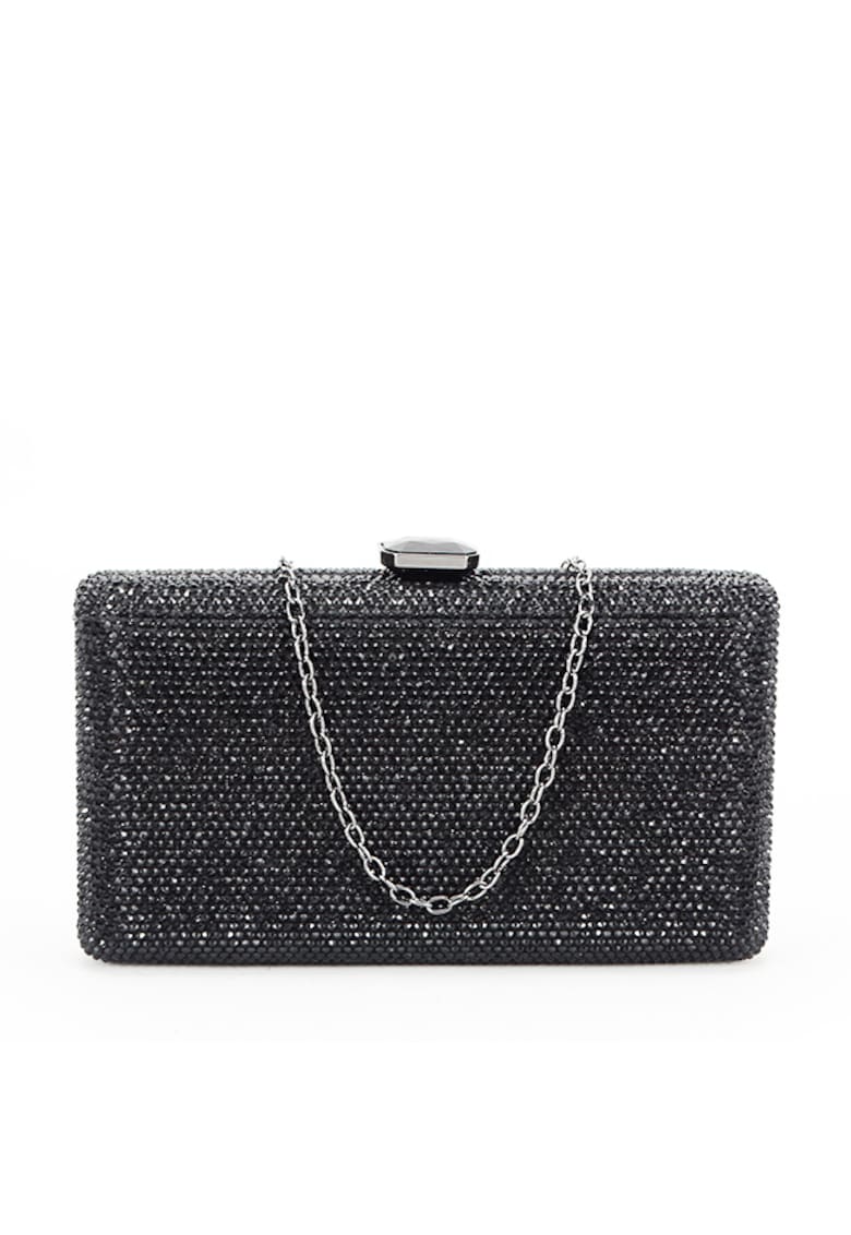 Geanta clutch verde cu pietricele BJH-715 06 15427