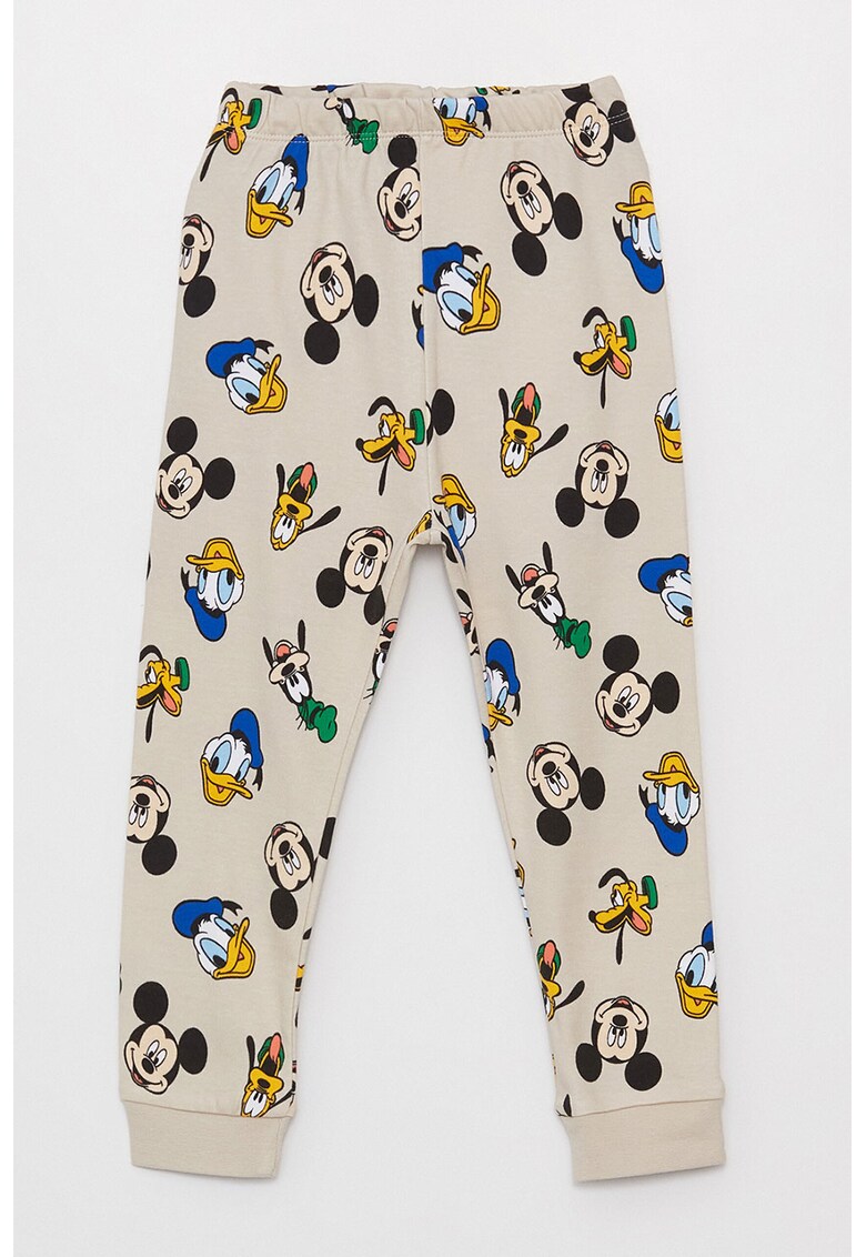 Pijama de bumbac cu imprimeu Disney