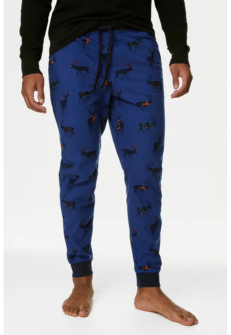 Pantaloni de pijama cu imprimeu grafic