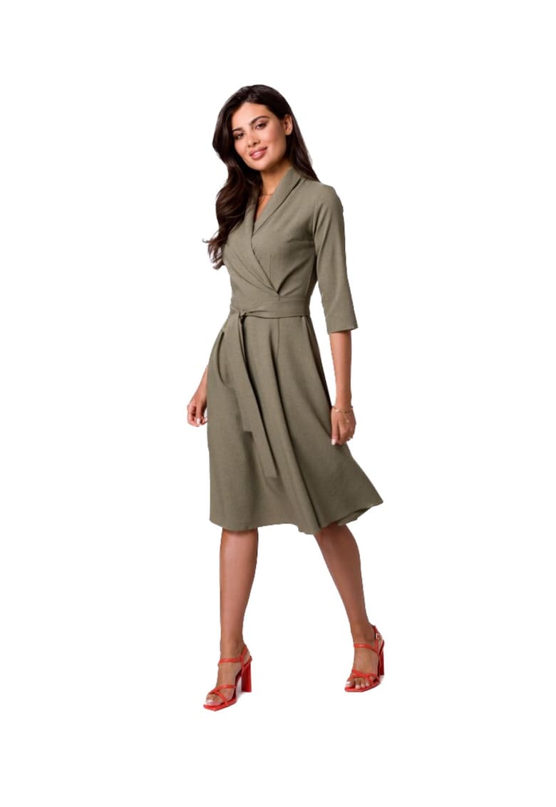 Rochie tip cache coeur cu guler -