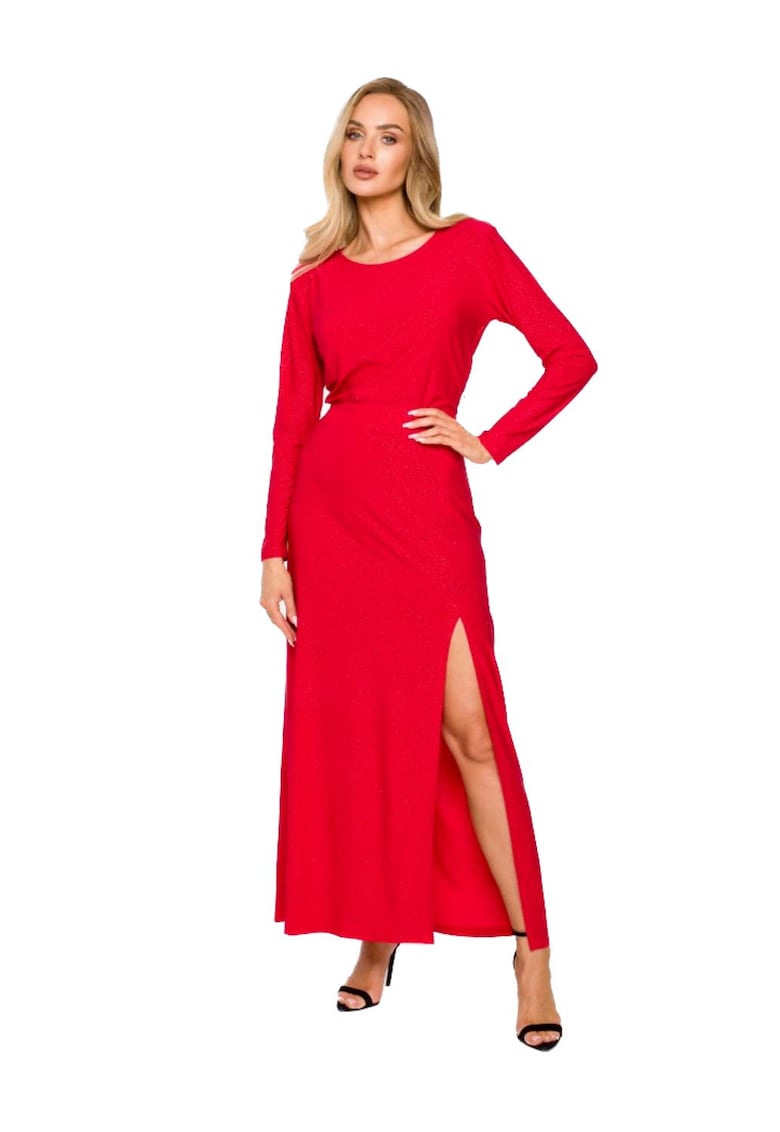 Rochie maxi cu maneca lunga -