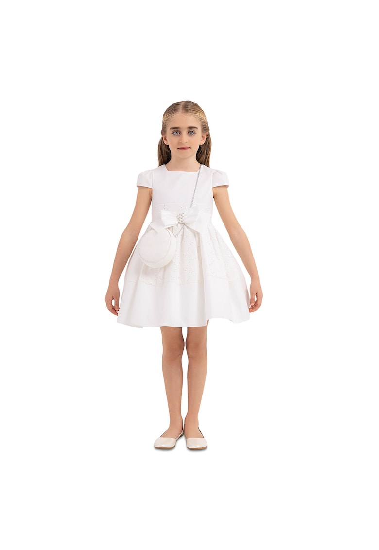 Rochita Eleganta cu Gentuta -  - pentru Fetite - cu Model Brodat - 33315