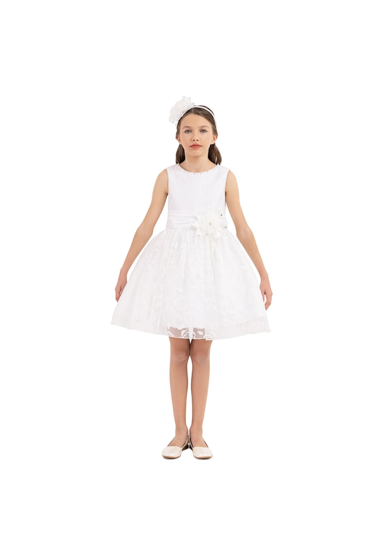 Rochita Eleganta -  - cu Model Floral in Relief - Bentita Asortata - 33220