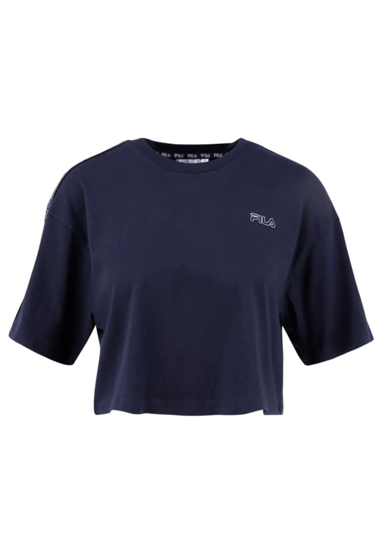 Tricou crop cu logo Mari