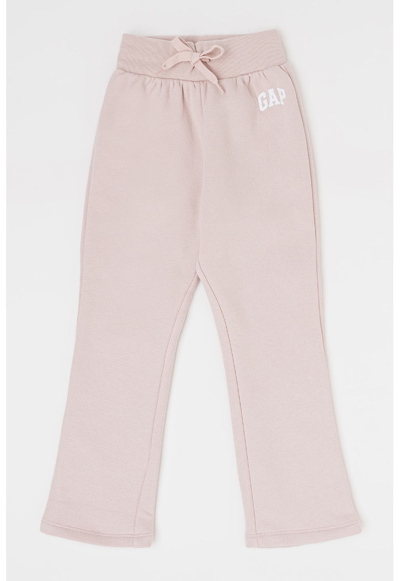 Pantaloni de trening din amestec de bumbac cu imprimeu logo